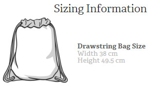Draw String Bag Sizing